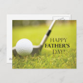 ファーザーズデイゴルフ ポストカード (正面/裏面)