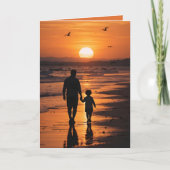 ファーザーズデイサンセットビーチ サンキューカード (正面)