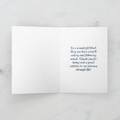 ファーザーズデイセーリングボートキャプテン カード (内部)