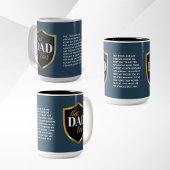 ファーザーズデイタイポグラフィコーヒーマグ マグカップ