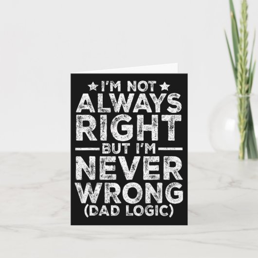 ファーザーズデイパパジョーク カード (正面)