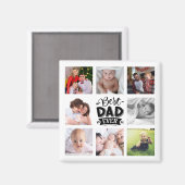 ファーザーズデイフォトコラージュギフトパパ マグネット (正面/裏面)