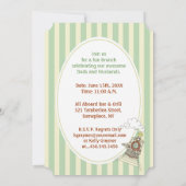 ファーザーズデイブランチ 招待状 (裏面)