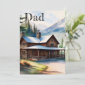 ファーザーズデイログホーム カード (スタンド正面)