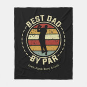 ファーザーズデイヴィンテージゴルフ フリースブランケット (正面)