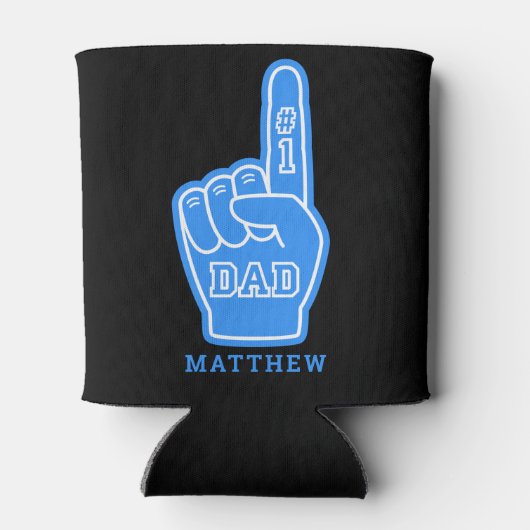 ファーザーズデイ名前をカスタムするフォームクーラーボックス 缶クーラー (裏面)