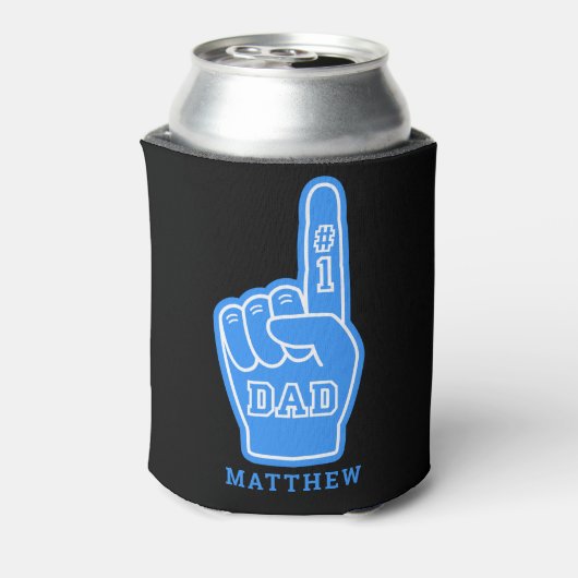 ファーザーズデイ名前をカスタムするフォームクーラーボックス 缶クーラー (缶裏面)