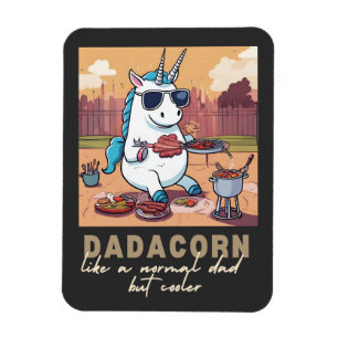ファーザーズデイUnicornパパBBQパパ マグネット