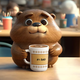 ファーザーズデーおもしろいサイクリストカスタム文字 コーヒーマグカップ