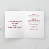 ファーザーズパパクリスチャンカード カード (内部)