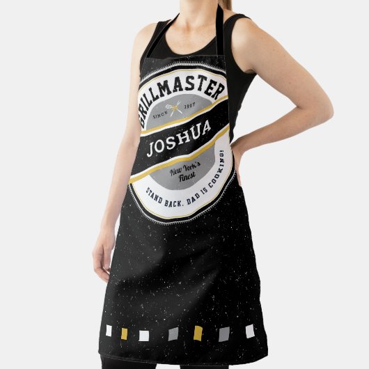 ファーザーズパパグリルマスターエプロン黒 エプロン (インサイチュ)