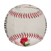 ファーザーズパーソナライズされたデーカスタムフォト（緑） 野球ボール (裏面)