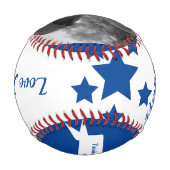 ファーザーズモダンデイパパフォトスターズブルー 野球ボール (裏面)