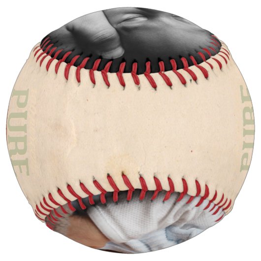 ファーザーズユニークディパーソナライズされたすごいパパ ソフトボール (裏面)