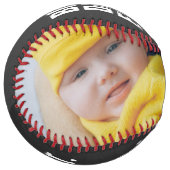 ファーザーズユニークデーパーソナライズされた最高のパパエバー ソフトボール (正面左)