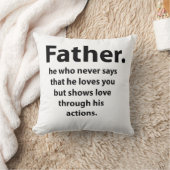 ファーザーズ日引用文タイポグラフィハッピーファーザーズ クッション (ブランケット)