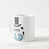 ファーザーズ日 – すごいパパお祝い コーヒーマグカップ (正面左)