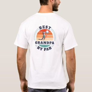 ファーザーズ最高のデイグランドパバイパールゴルフ恋人 Tシャツ