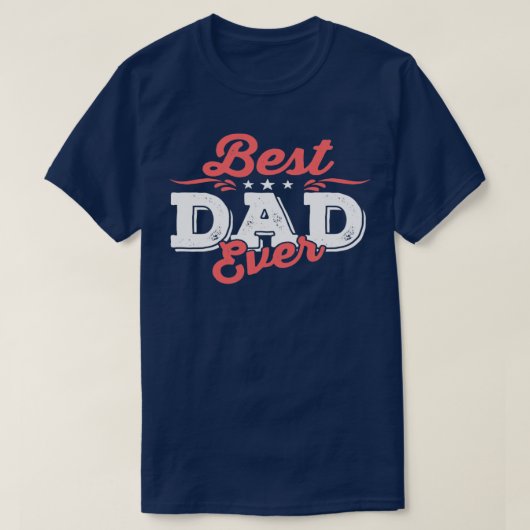 ファーザーズ最高のデーパパエバー Tシャツ (デザイン正面)