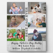ファーザーズ最高のデーパパEver 6 Photo Collage wood フォトプラーク (正面)