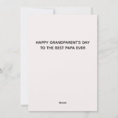 ファーザーズ素朴デイウッド&リーフカスタム引用文 シーズンカード (裏面)