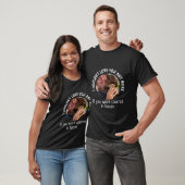ファーザーズ・デイおもしろい犬引用文カスタム写真 Tシャツ (ユニセックス)