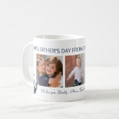 ファーザーズ・デイパパ3 Photo Collage コーヒーマグカップ (正面左)