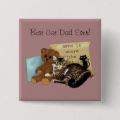 ファーザーズ・デイ・キャット 缶バッジ (正面)