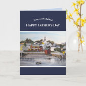 ファーザーズ・デイ・ポーツマス・ニューハンプシャーパパ カード (黄色い花)