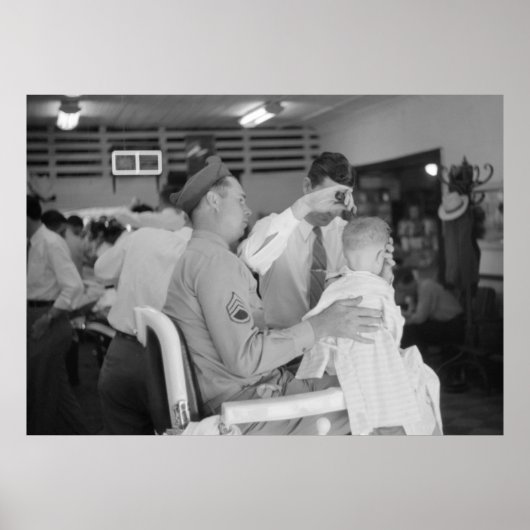 ファーザーソン理容師エクスペリエンス1940年代 ポスター (正面)