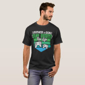 ファーザーソン誕生パパギフトおもしろい Tシャツ (正面フル)