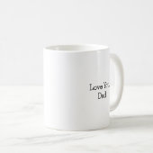 ファーザーソン魚釣りメモリーズ | Love Youパパ コーヒーマグカップ (正面右)