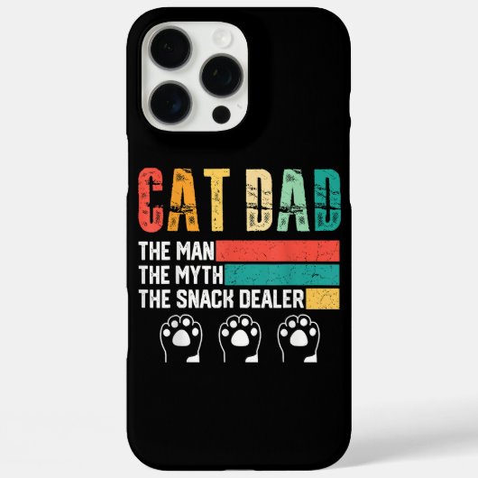 ファーザーデイキャットパパ Case-Mate iPhoneケース (裏面)