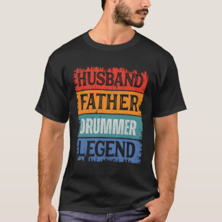 ファーザードラマー伝説誇りを持ったパパパパ Tシャツ