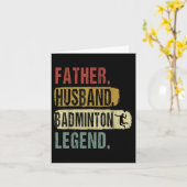 ファーザーバドミントンレジェンドバドミントンパパファス カード (黄色い花)