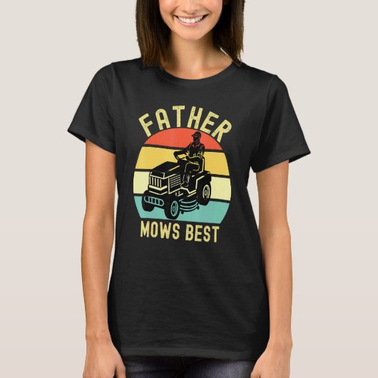 ファーザーモウズ最高のラウンモアパパ Tシャツ (正面)