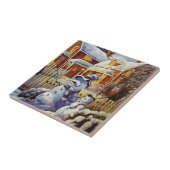 ファーザー&ソン雪だるま タイル (側面)