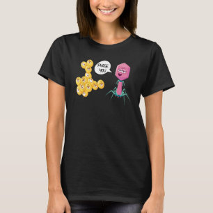 ファージってユーモアがある バクテリオファージ Tシャツ