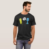 ファージユーおもしろいバクテリオファージ1 Tシャツ (正面フル)