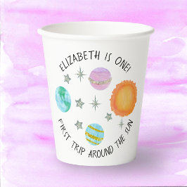 ファーストのまわりにトリップザサンガール誕生日 紙コップ