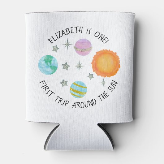 ファーストのまわりにトリップザサンガール誕生日 缶クーラー (正面)