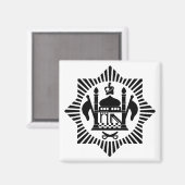 ファーストアフガン軍隊エアアームローンデル マグネット (正面/裏面)