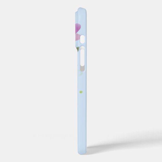 ファーストイニシャルプラス花とエミリー Case-Mate iPhoneケース (裏面 / 左)