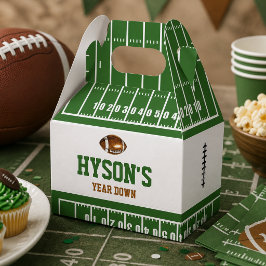 ファーストイヤーダウン | アメリカンフットボール1歳の誕生日パーティー フェイバーボックス