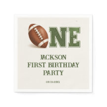 ファーストイヤーダウン フットボール 1歳の誕生日パーティー