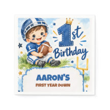 ファーストイヤーダウン フットボール 1歳の誕生日パーティー