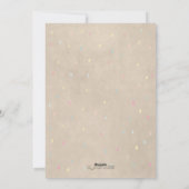 ファーストイースターかわいいバニーとエッグズホリデーカード シーズンカード (裏面)