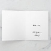 ファーストカップルのドナルドとメラニアトランプのリバティーボール カード (内部)