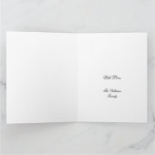 ファーストカップルのドナルドとメラニアトランプ カード (内部)