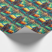 ファーストカー付き卒業カスタム男 ラッピングペーパー (角)